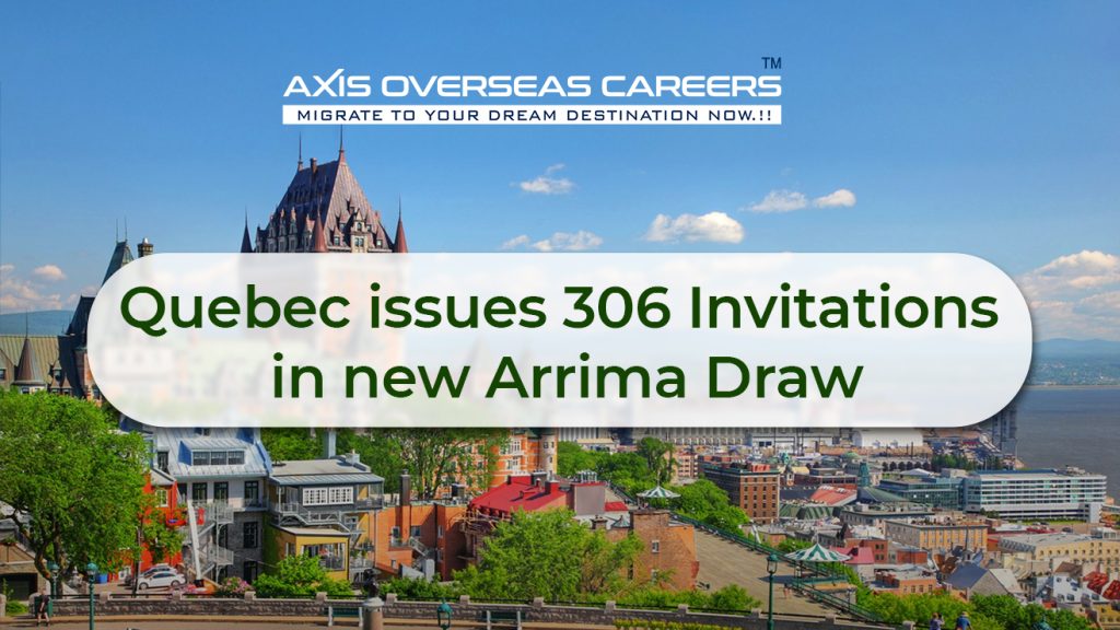 Quebec issues 306 invitations in new Arrima draw